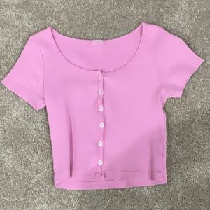 Size small pink  crop top